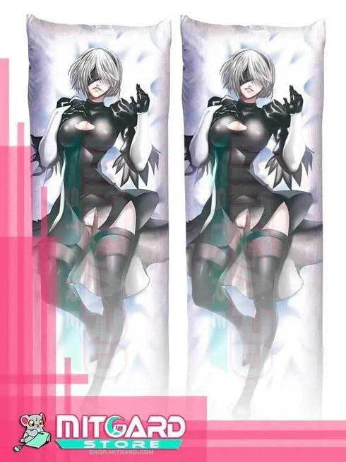 NIER: AUTOMATA YoRHa No. 2 Model B Body pillow case Dakimakura - 50cmx150cm / Velvet / 2 Sides Printed - 1